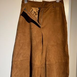 Massimo Dutti suede pants